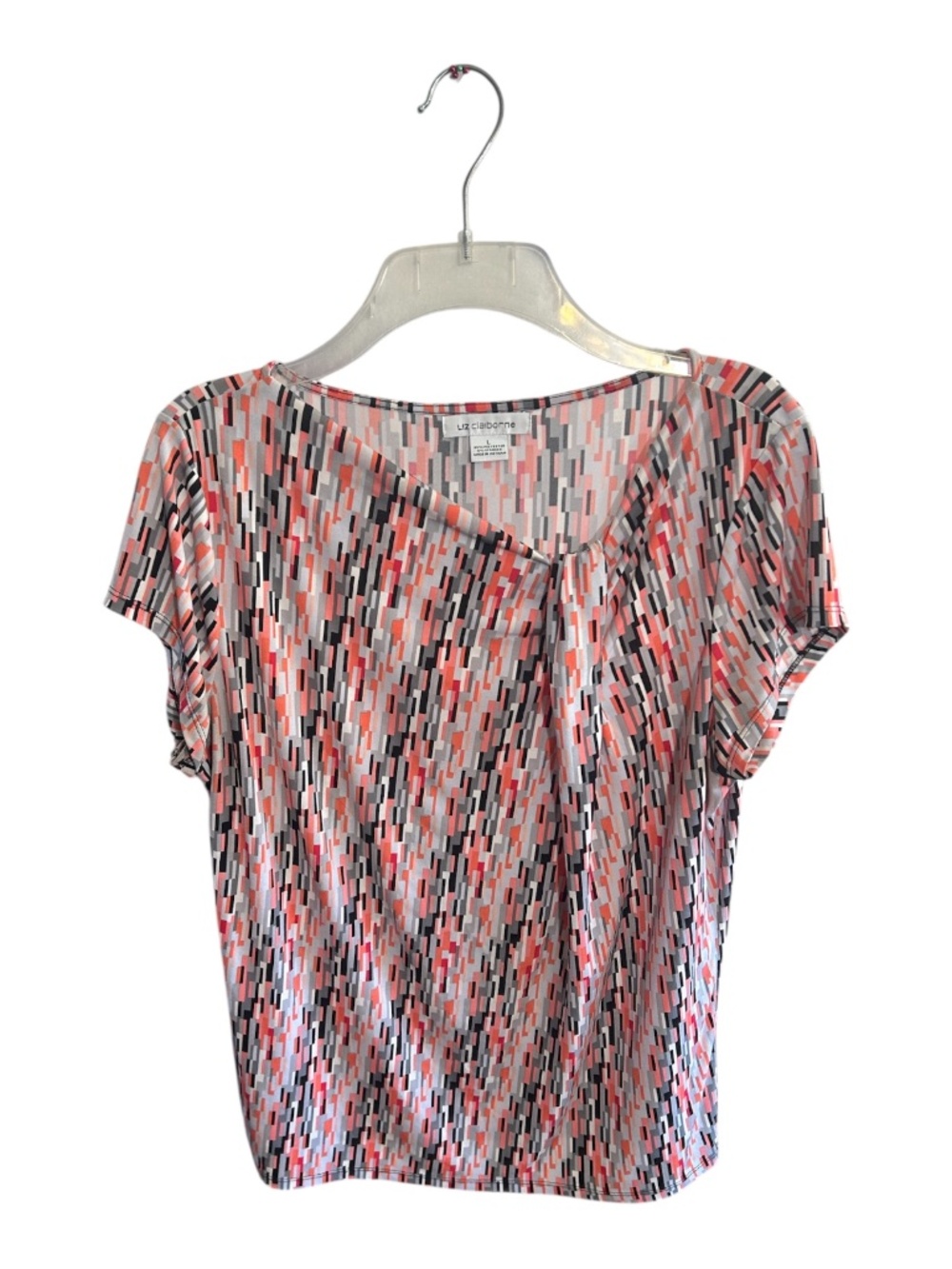 Liz Claiborne Geometric Printed Top-Size L